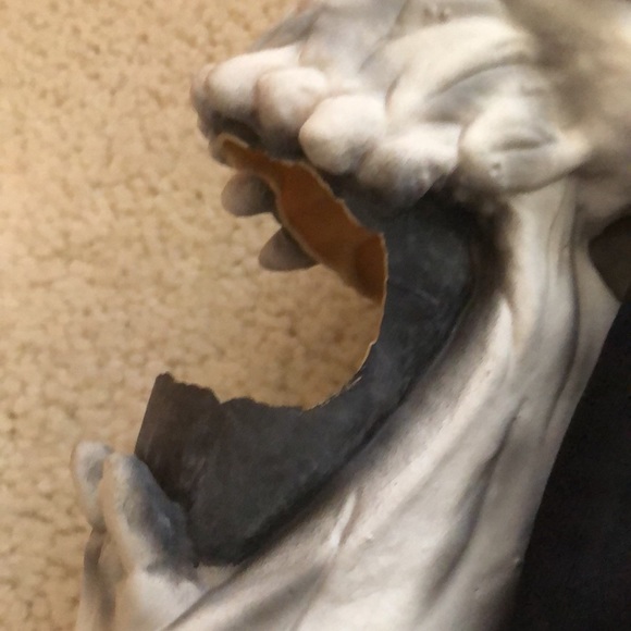 Grim Reaper hooded skeleton mask and skeleton hands costume - Picture 11 of 16